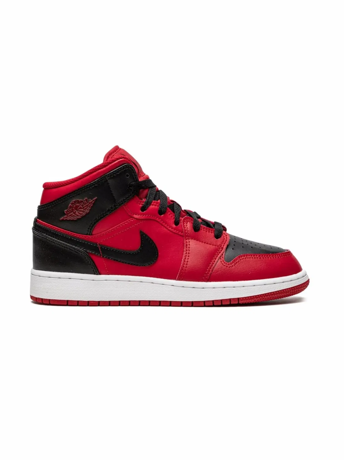 Jordan Кроссовки 1 Mid Reverse Bred Красный — фото 3