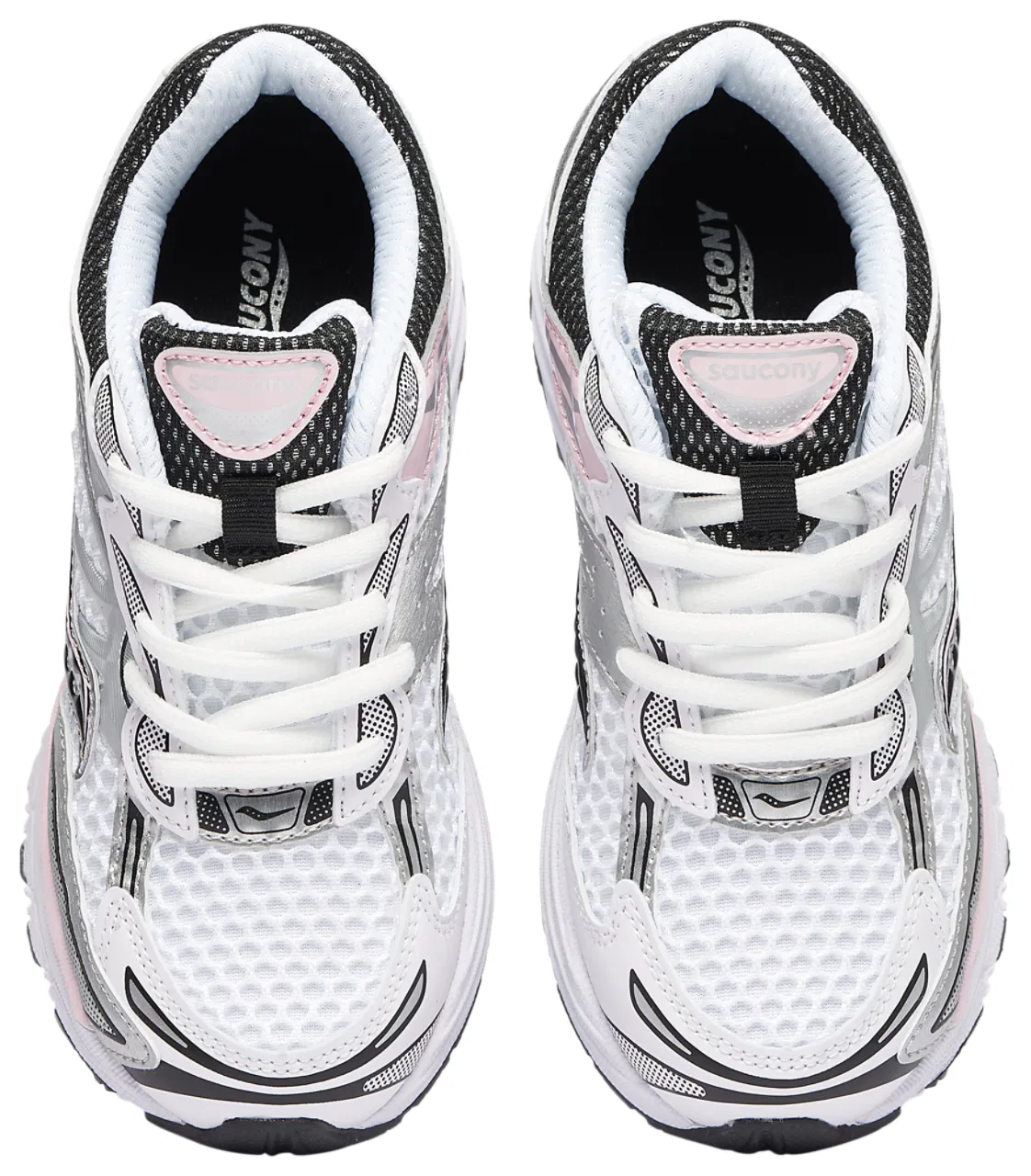 Детские кеды Omni 9 Saucony, цвет Silver/Pink — фото 4