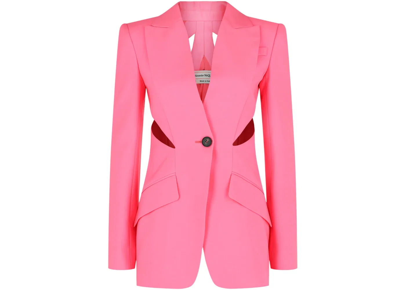 Женский пиджак с разрезами Alexander McQueen, Pink