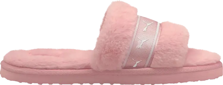 Сандалии Puma Fluff Remix Slide Jr Lotus, розовый