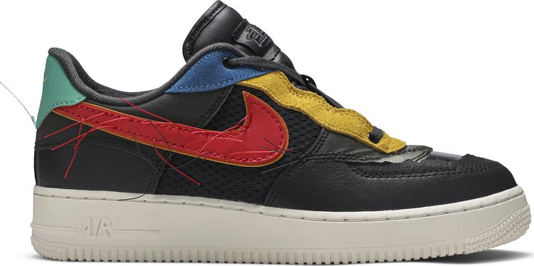 Кроссовки Nike Air Force 1 Low 'Black History Month', черный - фото