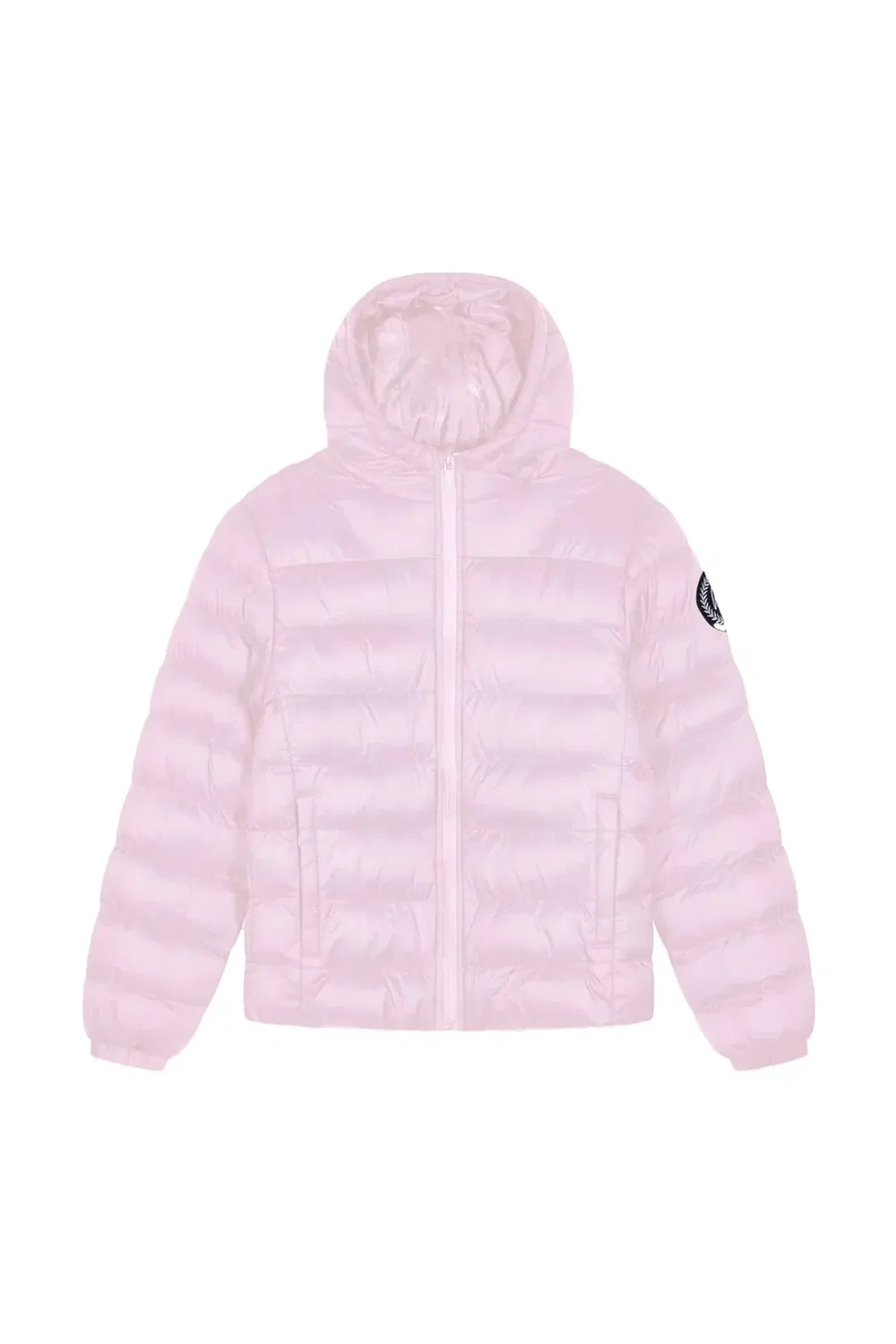 Детское стеганое пальто с капюшоном Hype, Pink