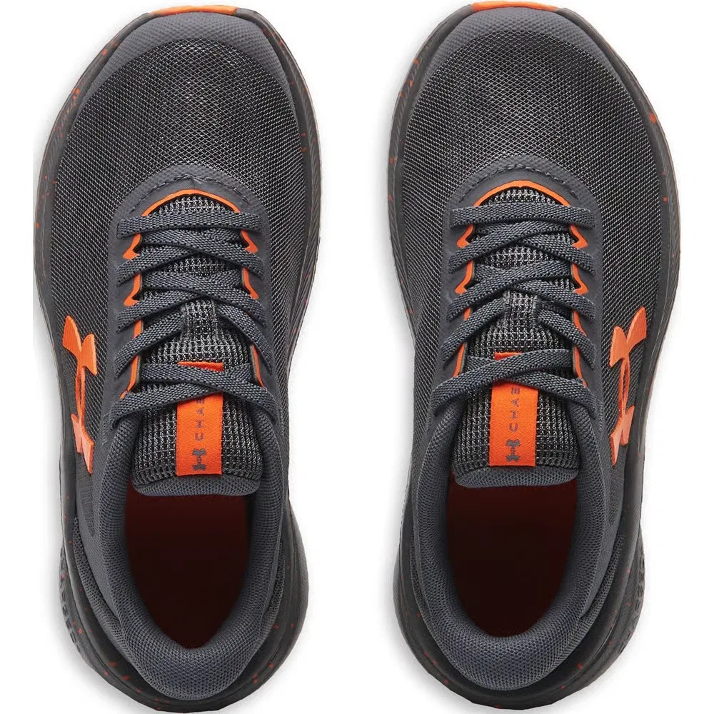 Детские беговые кроссовки Under Armour, Grey/Orange — фото 4