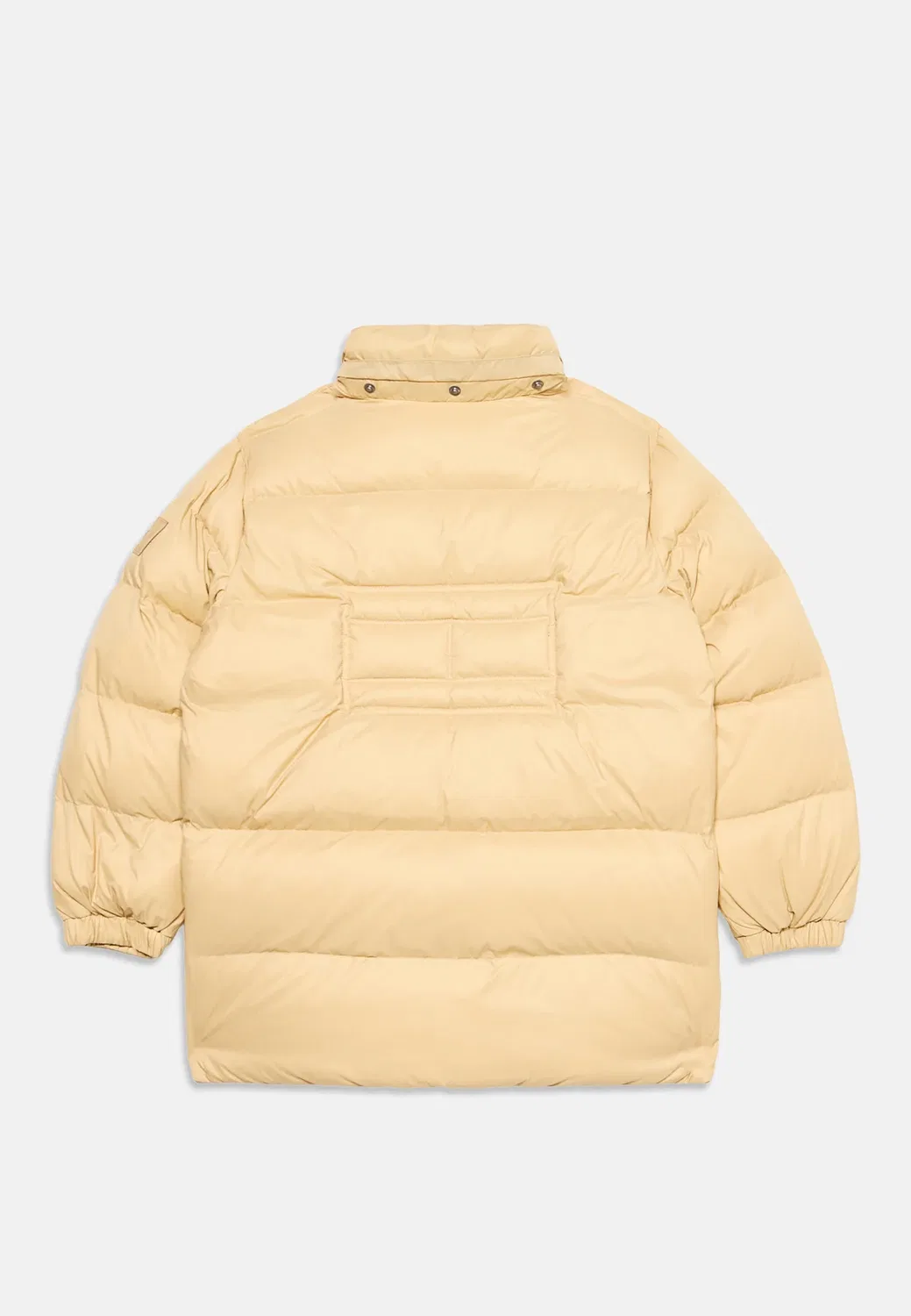 Стеганая пуховая куртка с флагом, унисекс - пуховое пальто Tommy Hilfiger, Gold-Coloured — фото 2