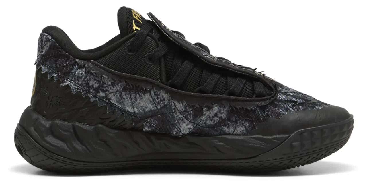 Детские кроссовки для мальчиков с низким верхом MB.05 Team PUMA, Black Mood Gray