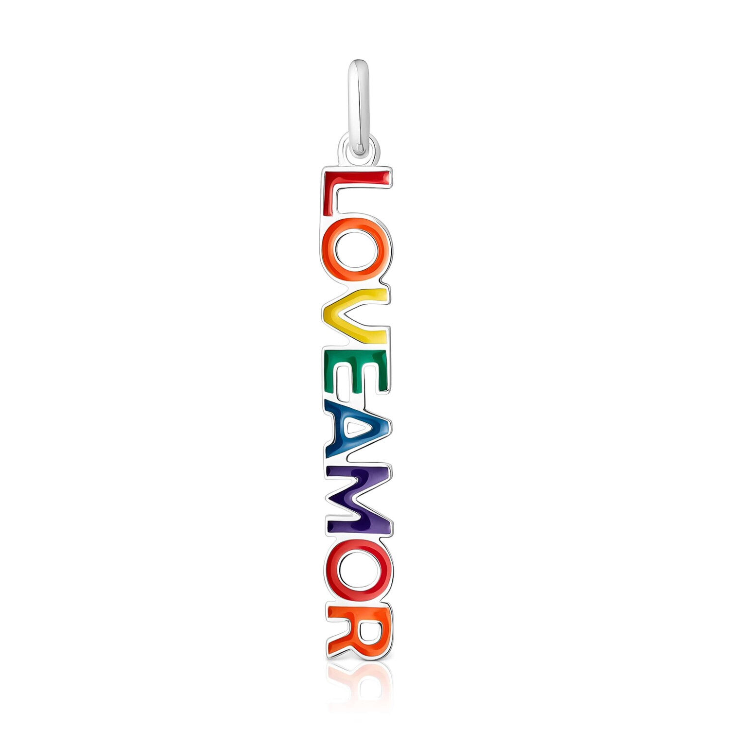 

Подвеска Tous Pride Loveamor, серебро/эмаль