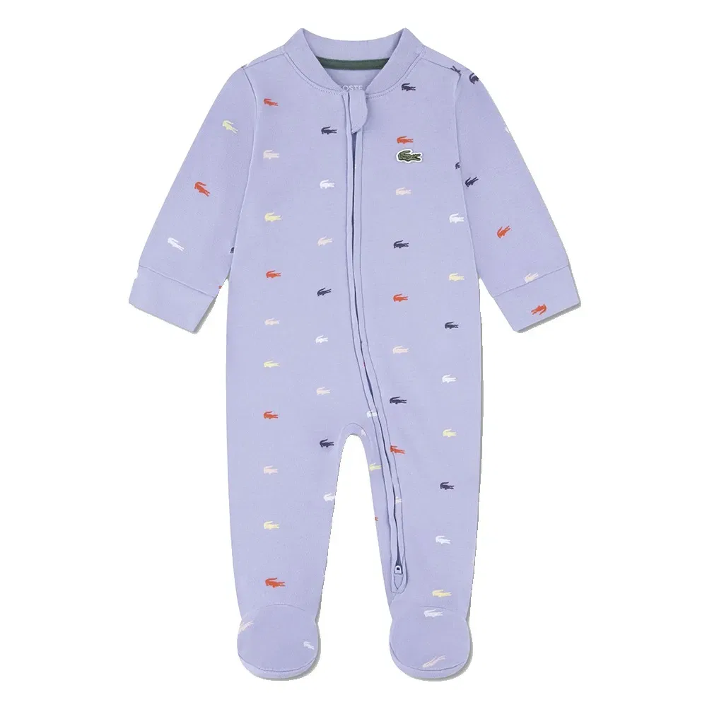 Комбинезон длинный рукав Lacoste Kids, фиолетовый
