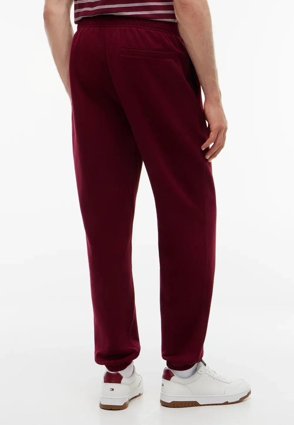 Необходимые вещи - спортивные штаны Tommy Hilfiger, Burgundy — фото 3
