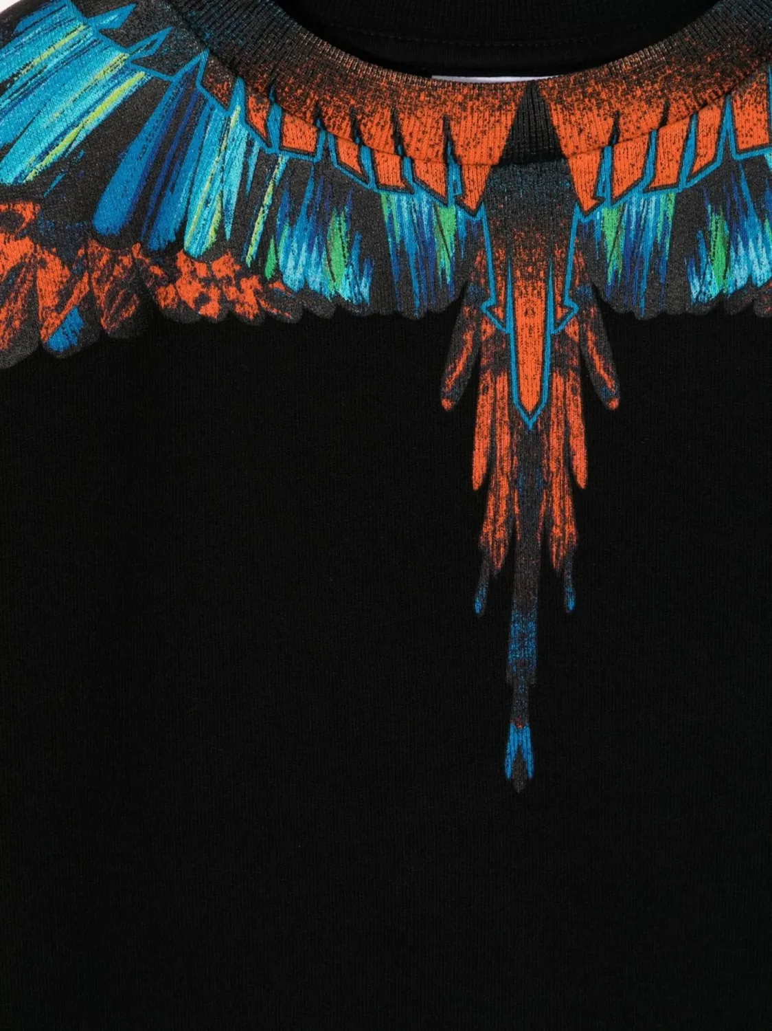 Платье‑свитшот с принтом крыльев Marcelo Burlon County of Milan, черный — фото 2