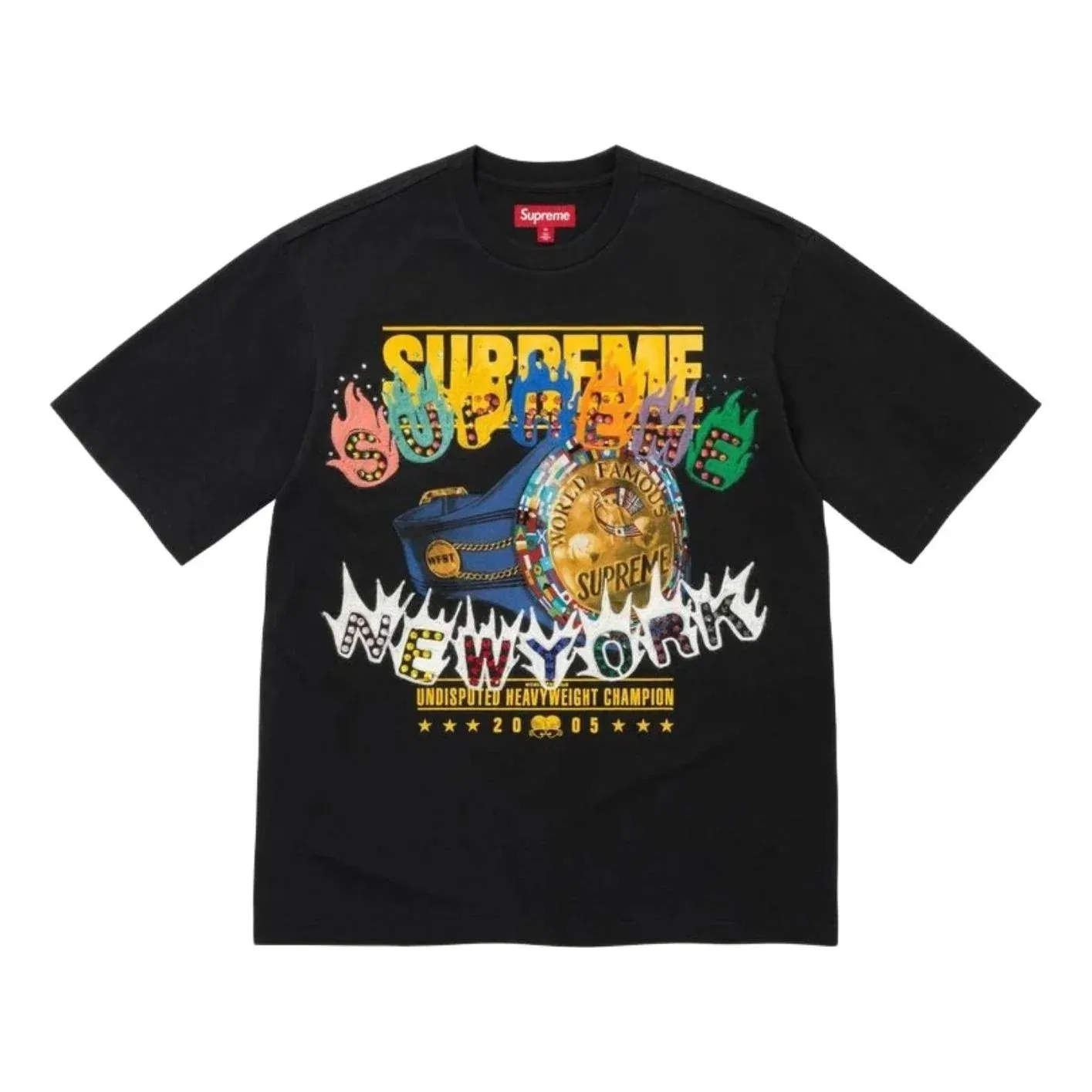Мужская футболка FW26 Undisputed S/S T-Shirt 'Black' Supreme, черный