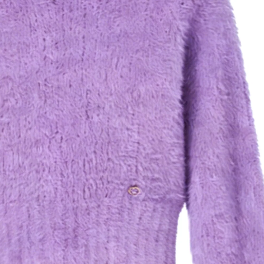 Свитер GUCCI Из шерсти и мохера, свободный крой, фиолетовый — фото 4