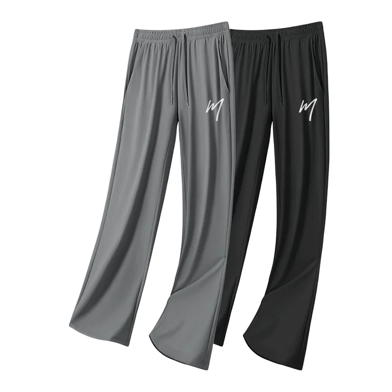 Детские прямые брюки из тонкой ткани 2 Pack Olive Green (Ma Lifestyle Joyful Pants Logo)+Black (Ma Lifestyle Joyful Pants Logo) MINISO, Olive Green (Ma Lifestyle Joyful Pants Logo)+Black (Ma Lifestyle Joyful Pants Logo) — фото 3