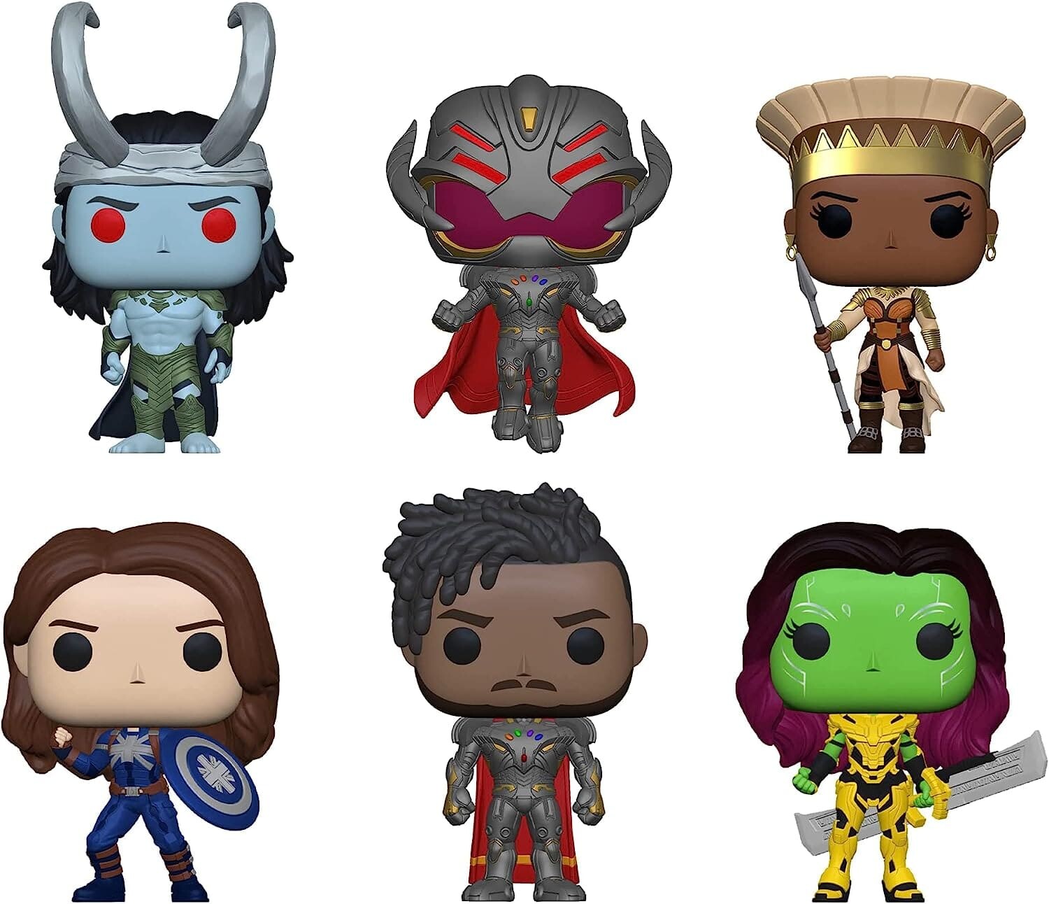 

Набор из 6 фигурок Funko POP! Персонажи Marvel сериала What If