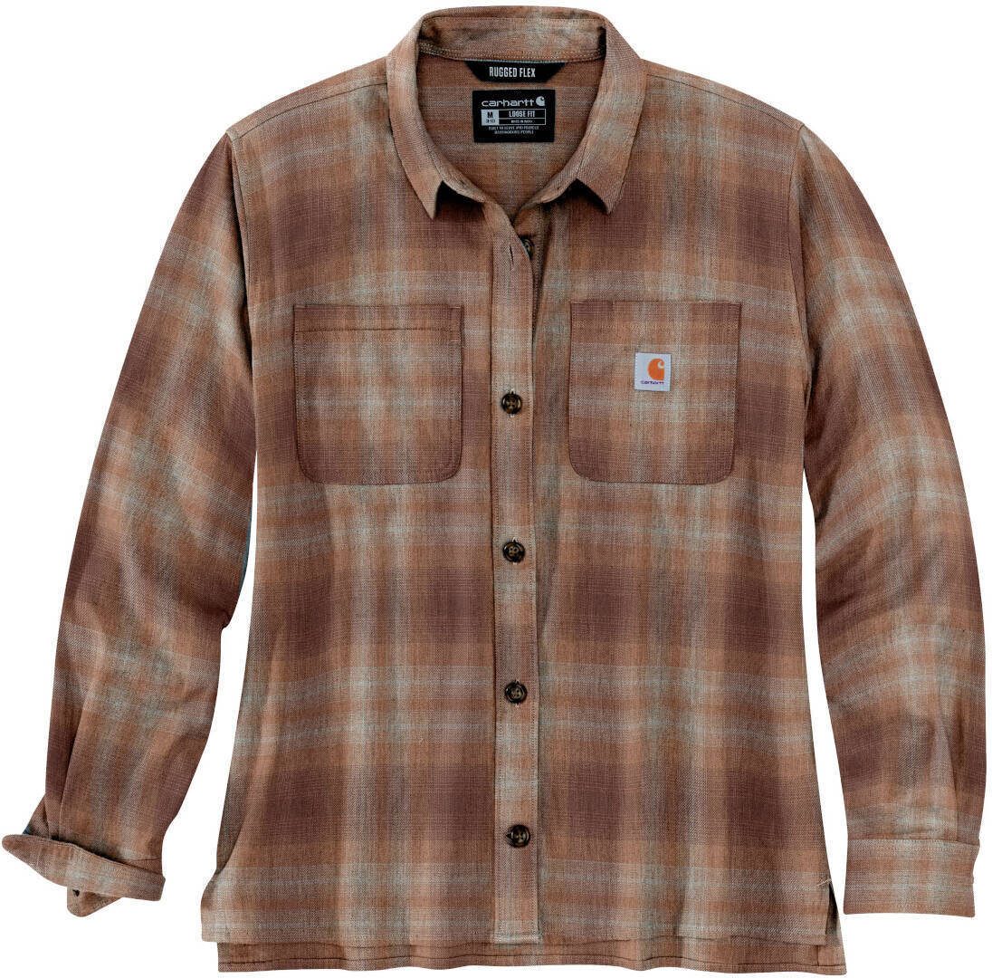 

Рубашка женская Carhartt Midweight Flannel, коричневый