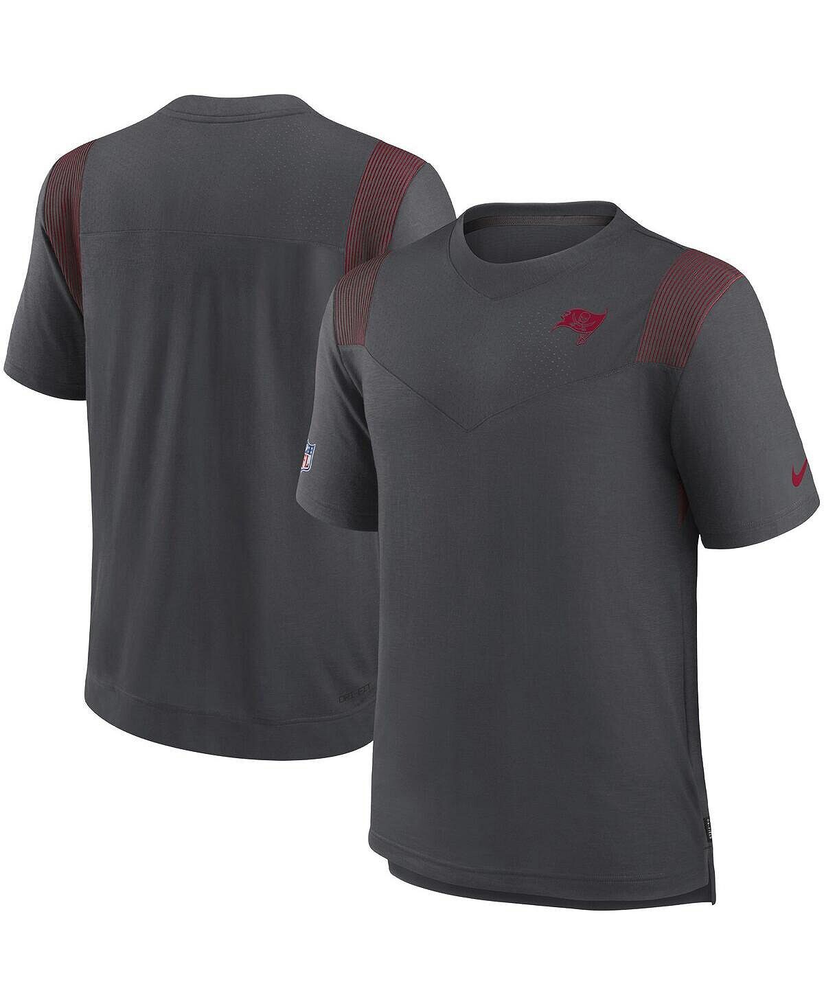 

Мужская оловянная футболка tampa bay buccaneers sideline tonal logo performance player Nike