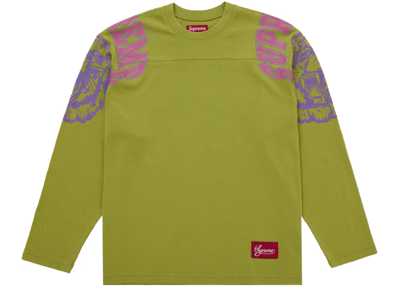 Мужская футболка с длинным рукавом Supreme Mascot, Dark Yellow