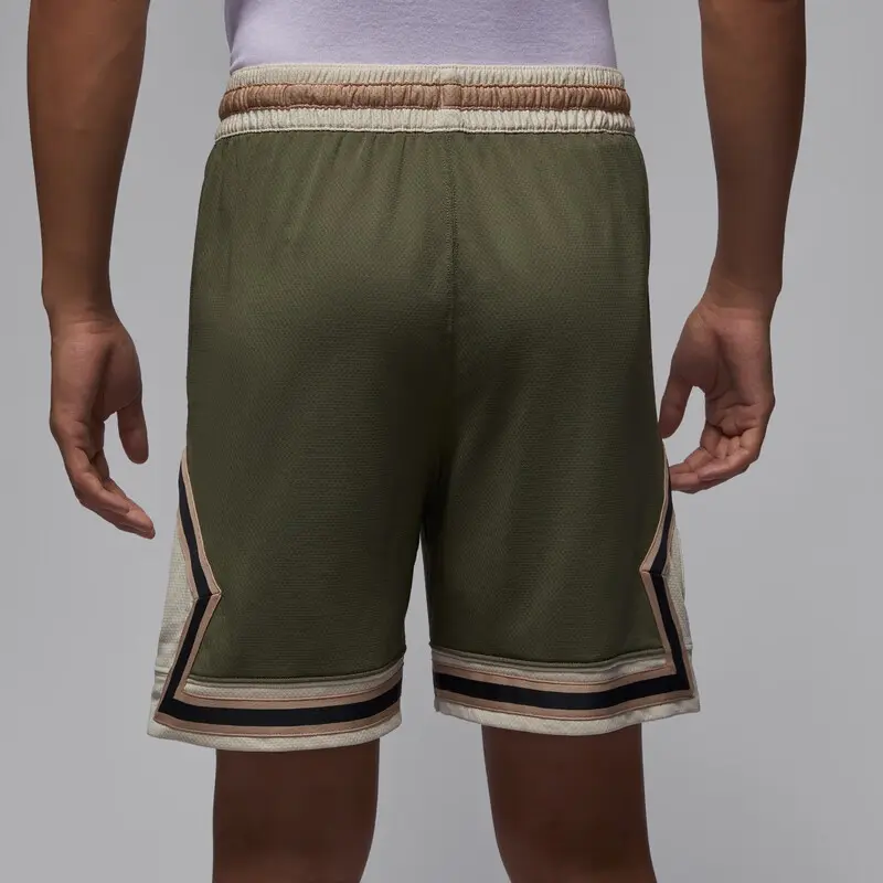 Jordan Мужские спортивные шорты Dri FIT оливковый green — фото 4
