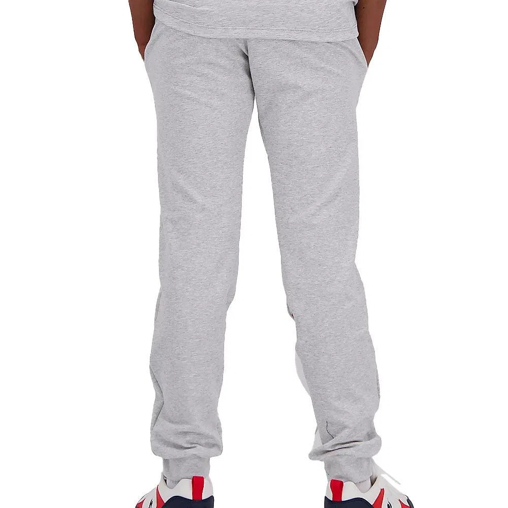 Детские спортивные штаны для мальчиков с эластичным поясом Le Coq Sportif Mini, Grau / Hellgrau — фото 3
