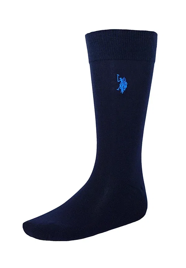 Носки хлопковые 9Er pack U.S. Polo Assn., темно-синий — фото 2