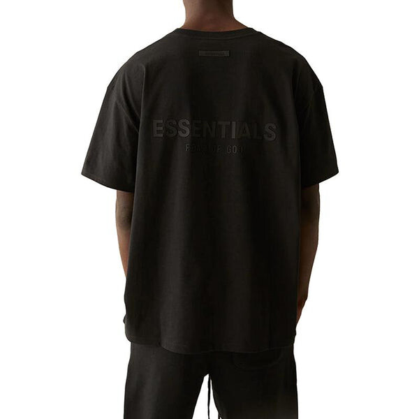 Футболка Fear of God Essentials SS21 Short Sleeve, черный — фото 4