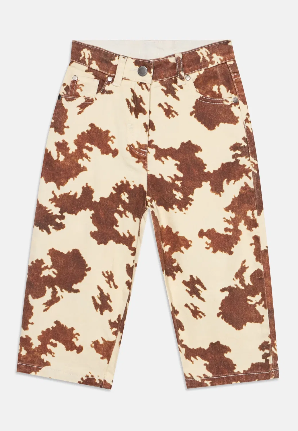 Брюки - штаны Stella Mccartney Kids, Avorio/Marrone — фото 3