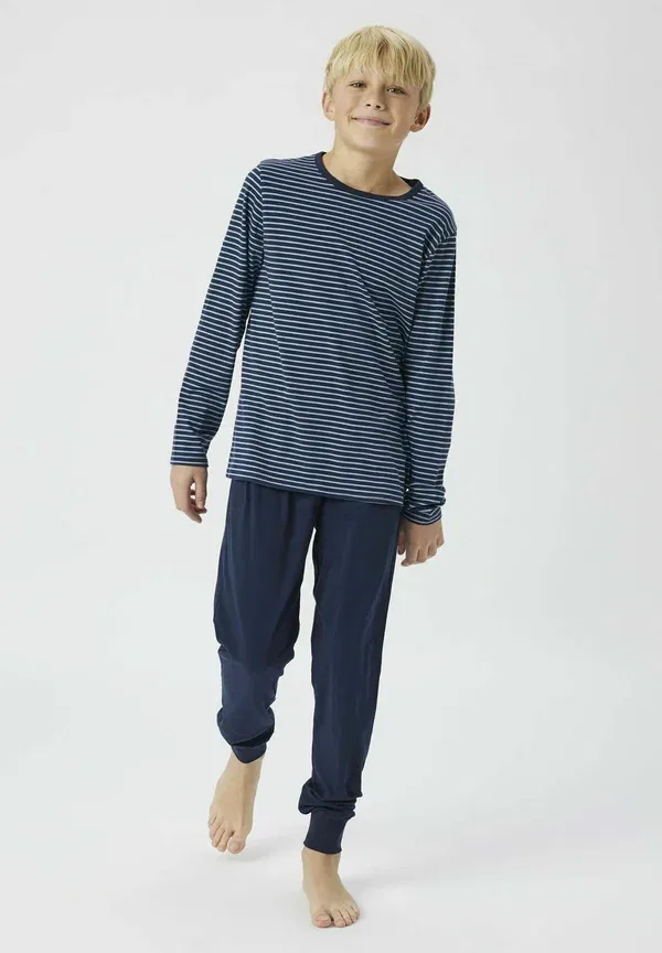 Пижамный комплект с полосками Pyjama set long sleeved Two Soon, темно-синий Blazer — фото 2