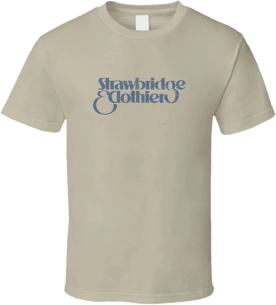 Мужская футболка с ретро-принтом Strawbridge & Clothier, Tan — фото 2