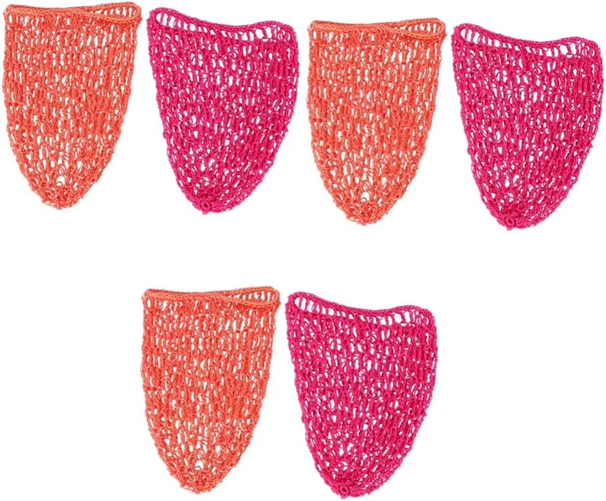 Шапочка для душаs Set of 6, Beavorty, 30x28 cm, Pink Orange