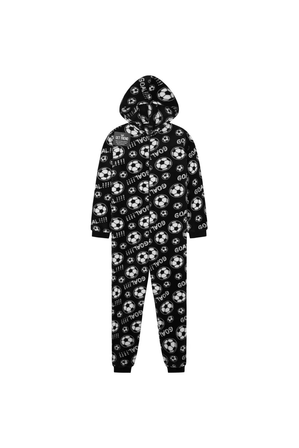 Детский комбинезон-слинг с капюшоном Football Citycomfort, Black