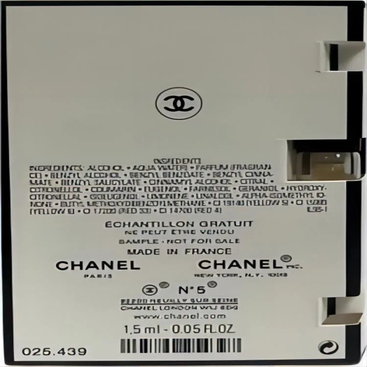 Набор пробников духов CHANEL N°5, 5x1.5 мл, Eau De Parfum, цветочный аромат — фото 3