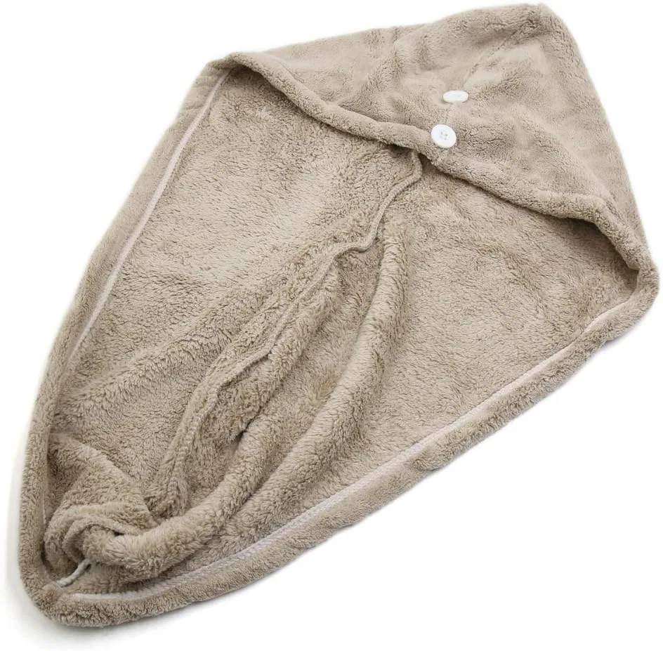 Шапочка для душа Microfiber Khaki, Ruilogod — фото 2