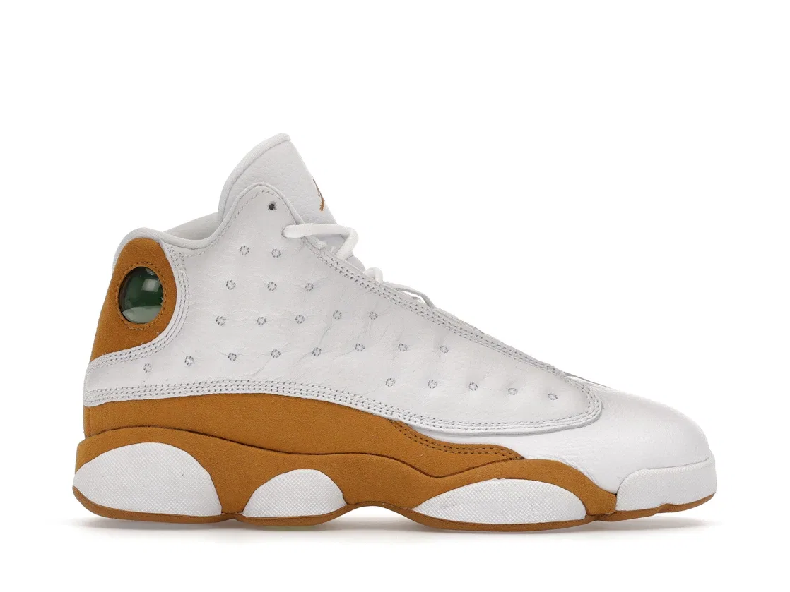 Детские кроссовки Lifestyle с синтетической замшей Jordan 13 Retro, White/Wheat
