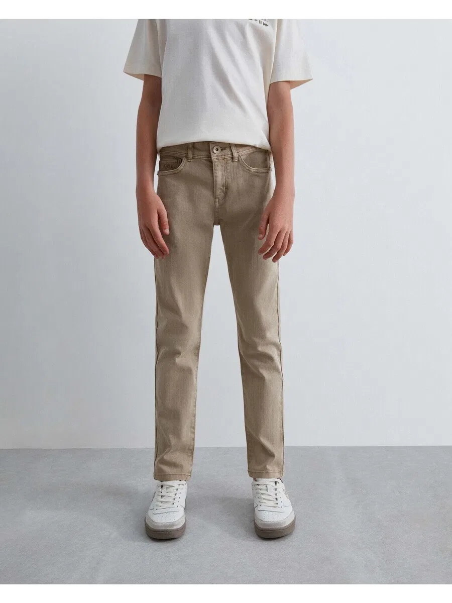 Брюки Scalpers Regular Pants коричневого цвета — фото 2
