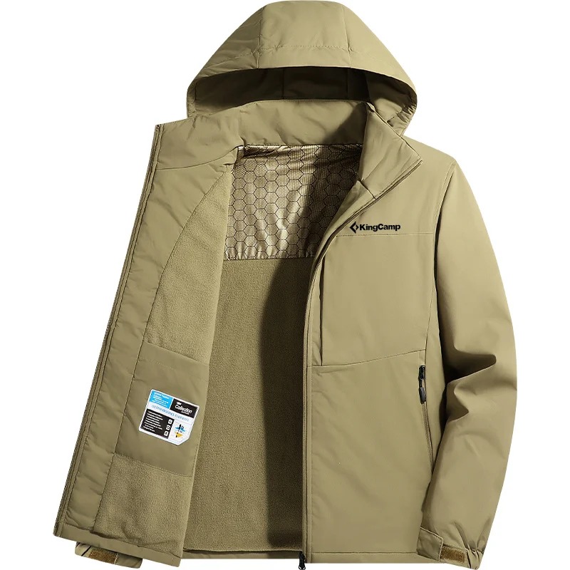 

Куртка Kingcamp на флисовой подкладке, хаки