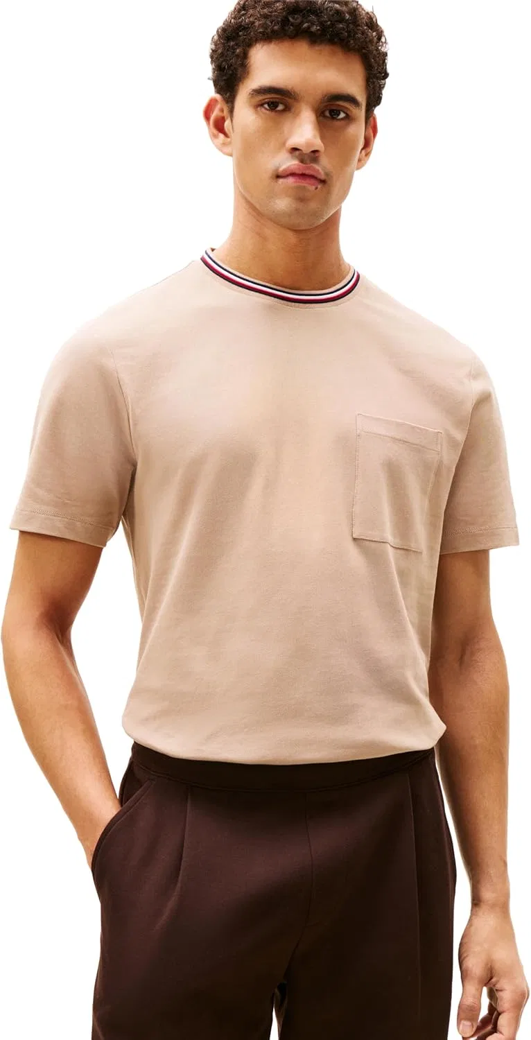 Мужская футболка с коротким рукавом Tommy Hilfiger, Coastal Taupe