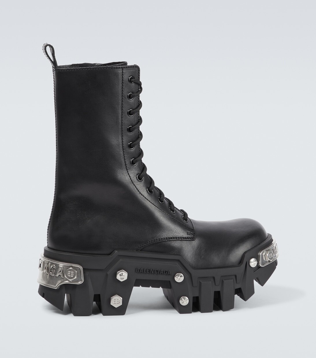 

Кожаные ботинки bulldozer на шнуровке Balenciaga, черный