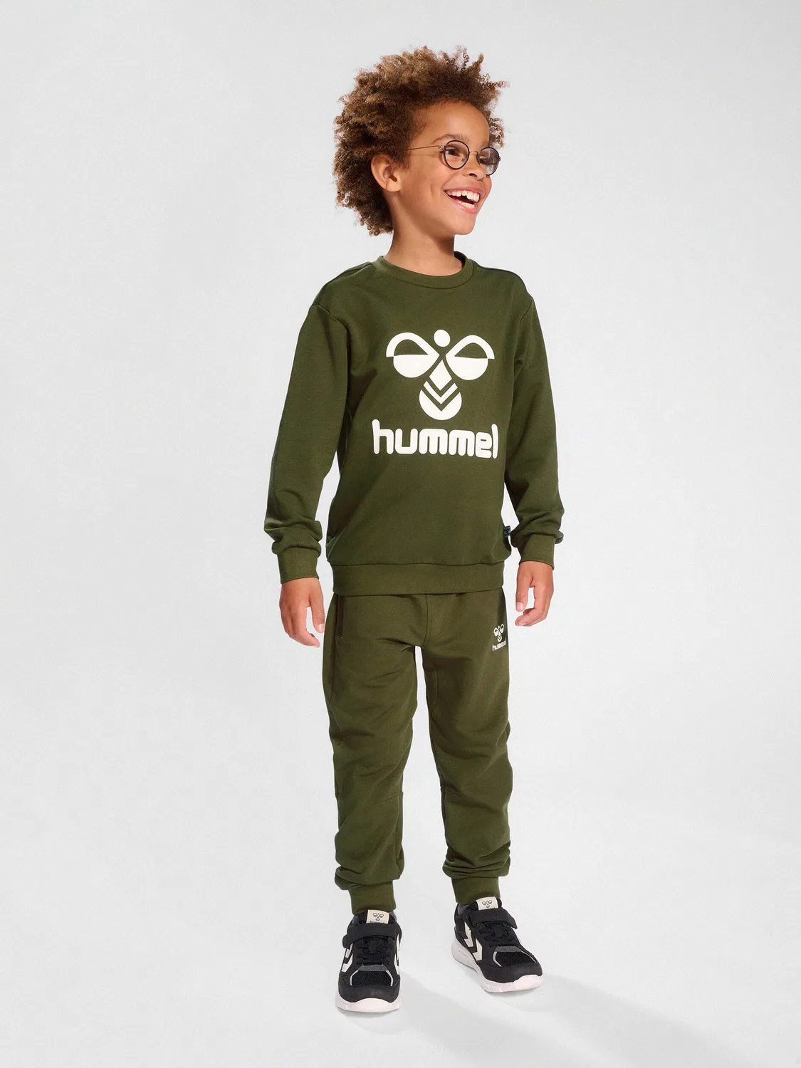Детские штаны с регулируемой талией Hmlon Kinder Hummel, Olivgrun — фото 3