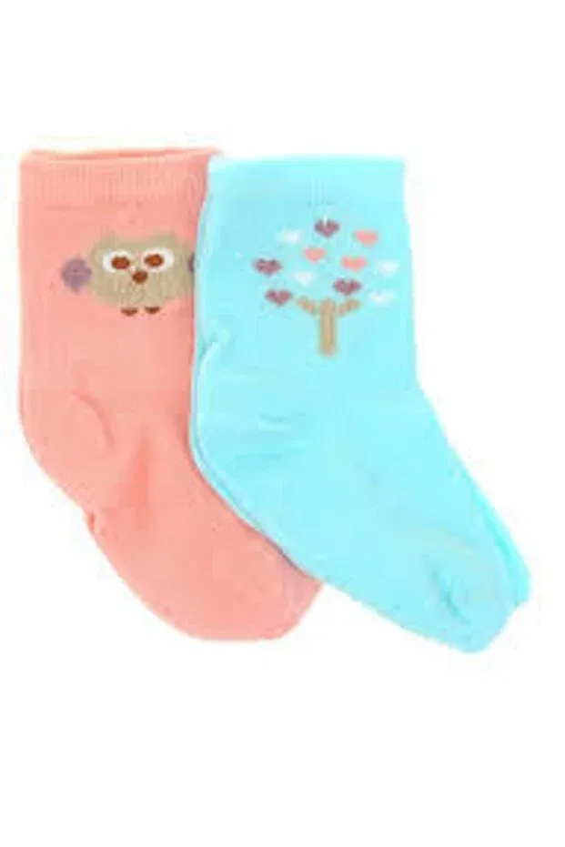 Детские носки для девочек однотонные комплект 2 шт Step, Pink