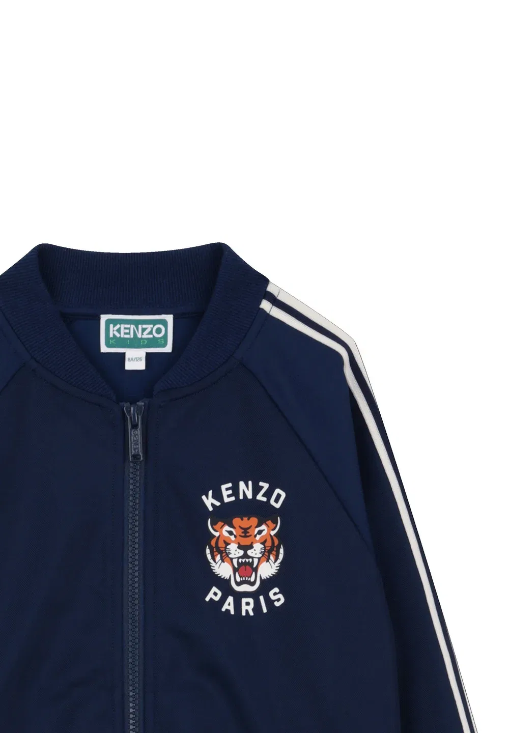 Толстовка на молнии Kenzo Kids, Medieval Blue — фото 3