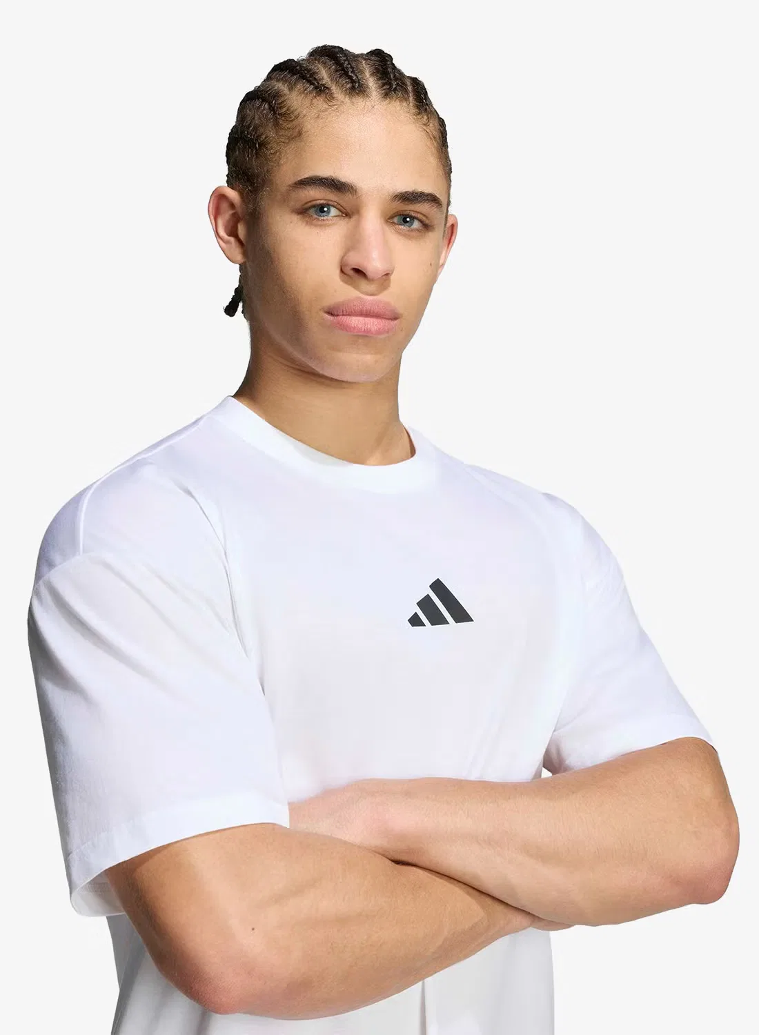 Футболка с принтом аниме Climacool Training Manga Graphic Adidas, белый — фото 3