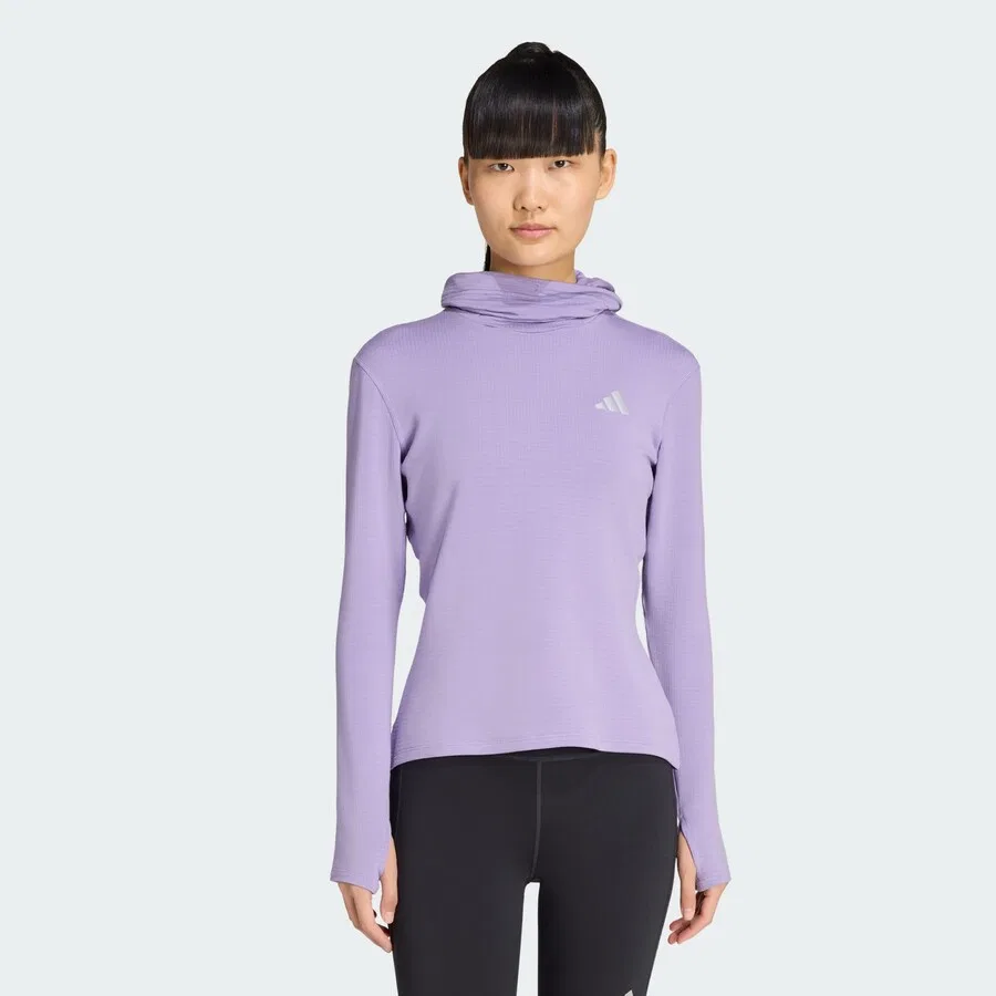 Спортивная футболка ADIDAS PERFORMANCE Performance Shirt лавандового цвета — фото 2
