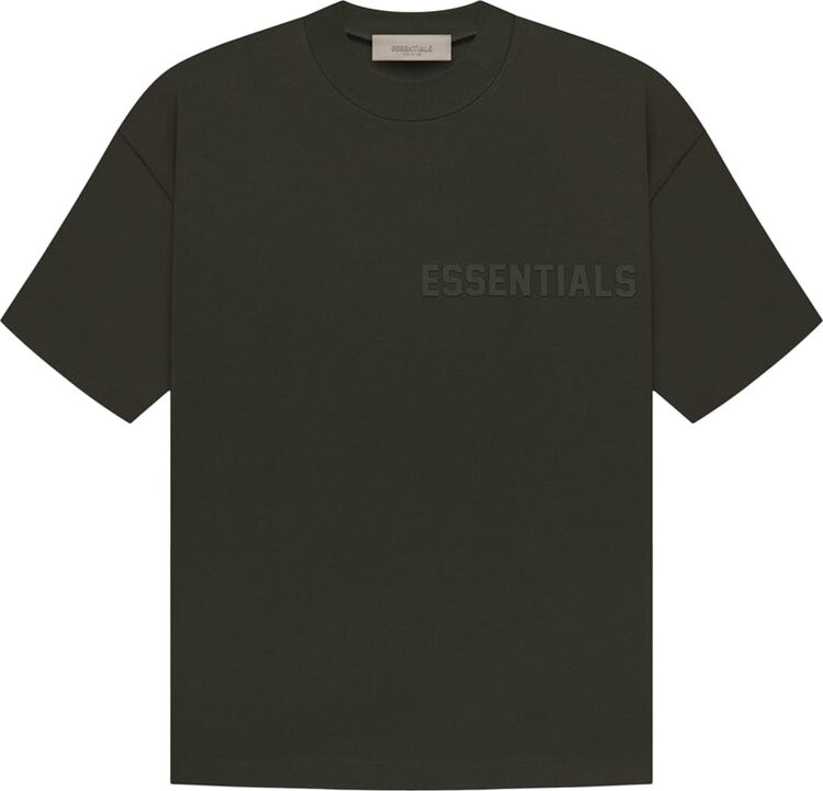 

Футболка Fear of God Essentials Short-Sleeve Tee 'Off Black', черный