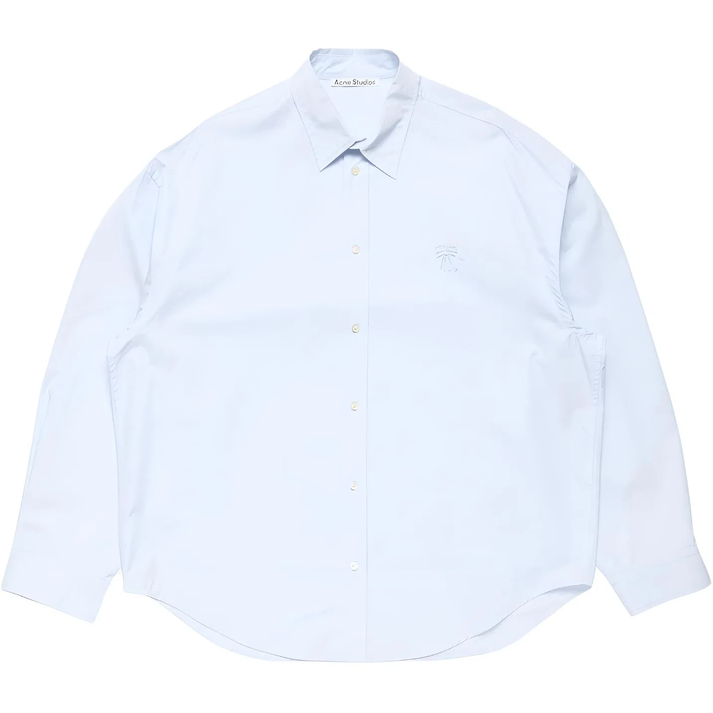 Мужская рубашка с воротником Ice Blue Acne Studios, Ice Blue