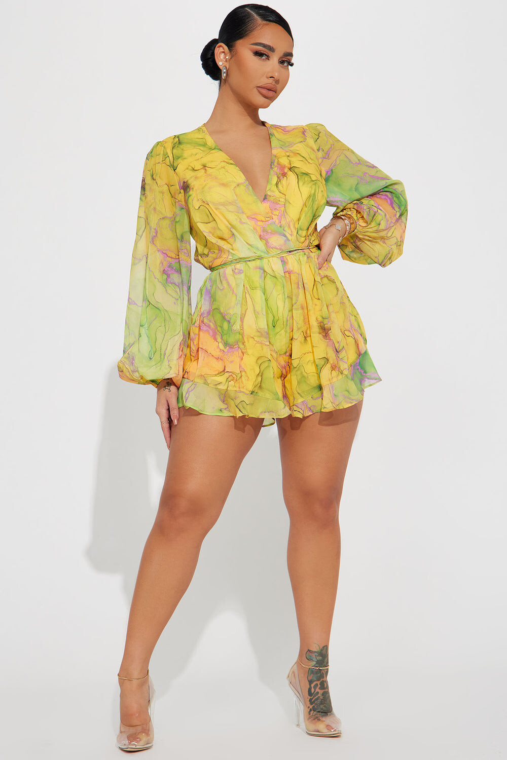 

Комбинезон Fashion Nova DM3105, желтый