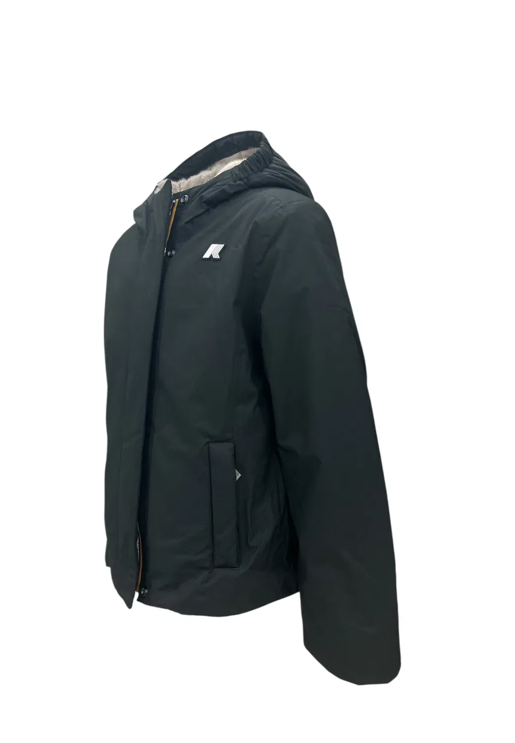 Зимняя куртка K-Way, Black Pure - Grey Warm — фото 4