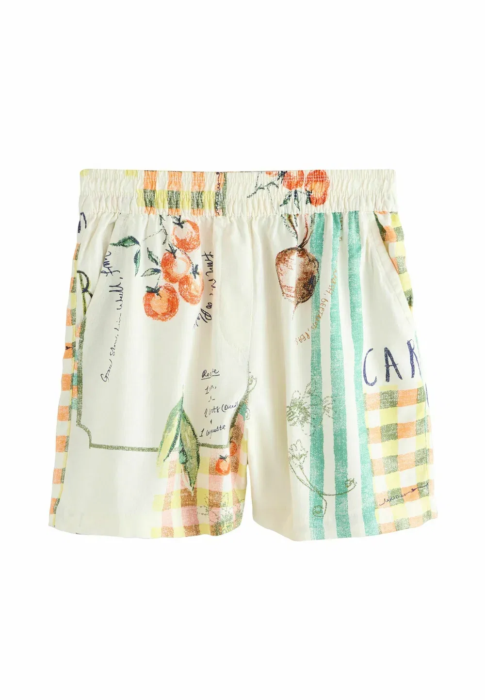 Шорты Next, Ecru Tomato Print