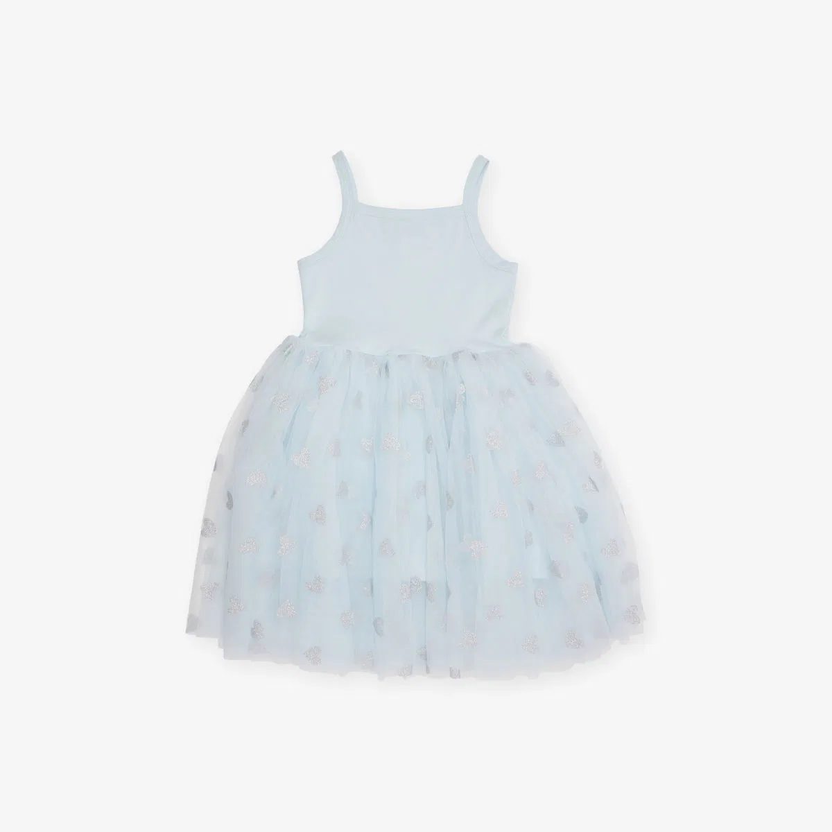Платье-пачка glitter-hearts из хлопковой смеси, 1-8 лет Bob & Blossom
