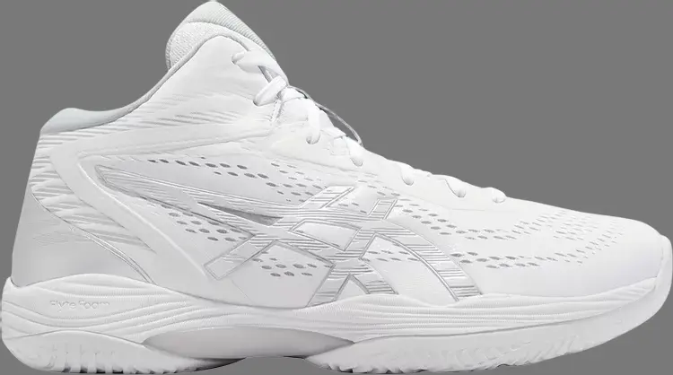 

Кроссовки gelhoop v14 4e wide 'white silver' Asics, белый, Белый;серый, Кроссовки gelhoop v14 4e wide 'white silver' Asics, белый