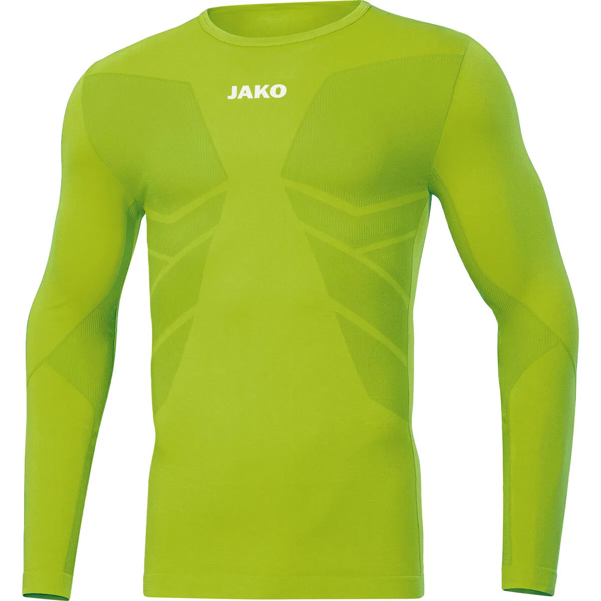 Детский лонгслив с длинным рукавом Comfort 2.0 Jako, Fluoreszierendes Neongrun