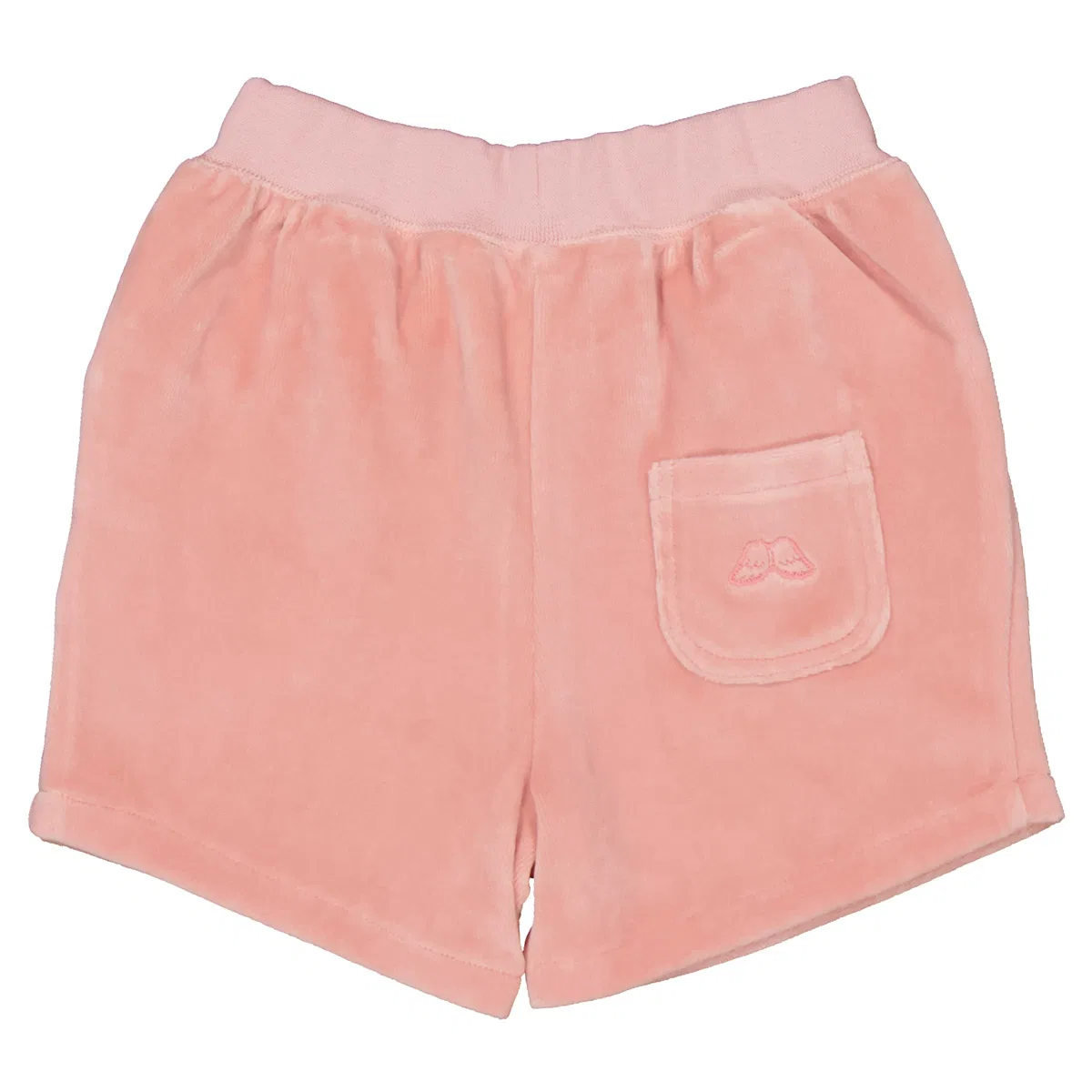 Шорты из велюра с крылышками Girls Velour Angel Wing Shorts Marie Chantal, Pink — фото 2
